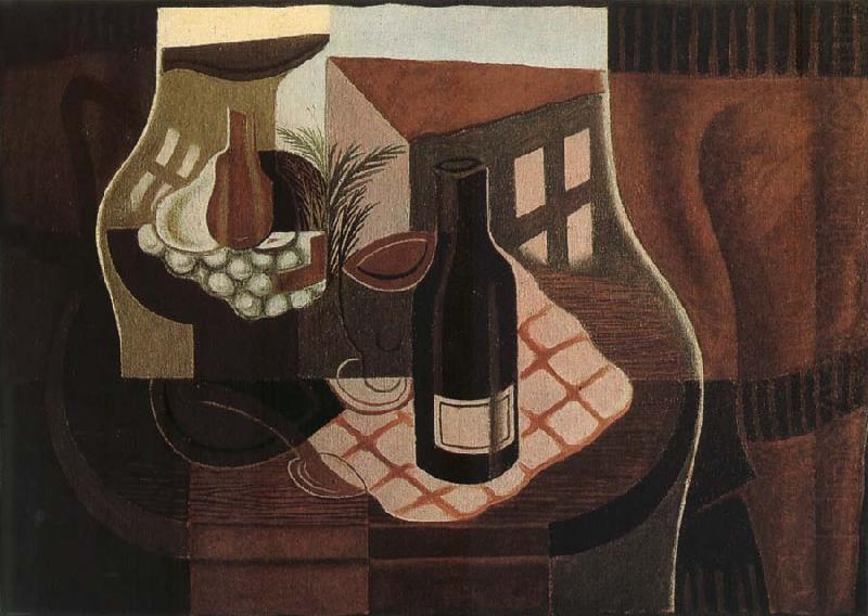 Juan Gris The small round table in front of Window china oil painting image